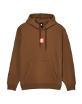 The Element Mens Square Hoodie in Sepia