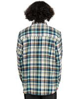 The Element Mens Hueco Classic Flannel Shirt in Chestnut & Mineral