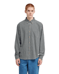 The Element Mens Button Down Regular Flannel Shirt in Gingham Checks