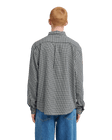 The Element Mens Button Down Regular Flannel Shirt in Gingham Checks