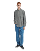 The Element Mens Button Down Regular Flannel Shirt in Gingham Checks