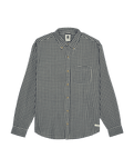 The Element Mens Button Down Regular Flannel Shirt in Gingham Checks