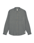 The Element Mens Button Down Regular Flannel Shirt in Gingham Checks