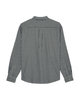The Element Mens Button Down Regular Flannel Shirt in Gingham Checks