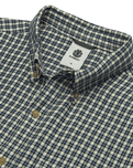 The Element Mens Button Down Regular Flannel Shirt in Gingham Checks