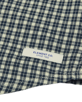 The Element Mens Button Down Regular Flannel Shirt in Gingham Checks