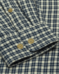 The Element Mens Button Down Regular Flannel Shirt in Gingham Checks