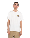 The Element Mens Timber Acceptance T-Shirt in Egret