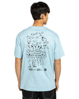 Motion Tree T-Shirt in Forget Me Not