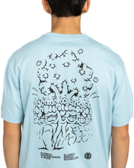 Motion Tree T-Shirt in Forget Me Not