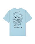 Motion Tree T-Shirt in Forget Me Not