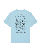 Motion Tree T-Shirt in Forget Me Not