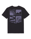 4 Elements T-Shirt in Off Black