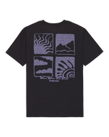4 Elements T-Shirt in Off Black