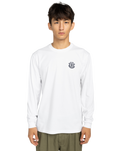 Path Ahead Long Sleeve T-Shirt in Optic White