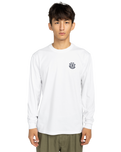 Path Ahead Long Sleeve T-Shirt in Optic White