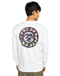 Path Ahead Long Sleeve T-Shirt in Optic White