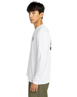 Path Ahead Long Sleeve T-Shirt in Optic White
