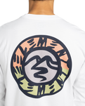 Path Ahead Long Sleeve T-Shirt in Optic White