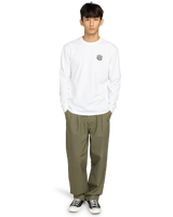 Path Ahead Long Sleeve T-Shirt in Optic White