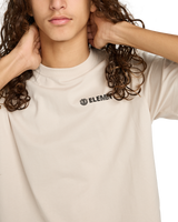 The Element Mens Blazin Chest T-Shirt in Oat Milk