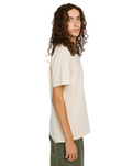 The Element Mens Blazin Chest T-Shirt in Oat Milk