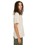 The Element Mens Blazin Chest T-Shirt in Oat Milk