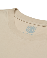 The Element Mens Blazin Chest T-Shirt in Oat Milk