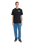 The Element Mens Timber Van T-Shirt in Flint Black