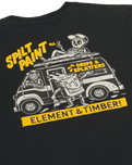 The Element Mens Timber Van T-Shirt in Flint Black