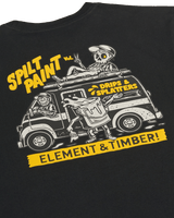 The Element Mens Timber Van T-Shirt in Flint Black