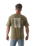 The Salt Water Seeker Mens Kaleidoscope T-Shirt in Faded Khaki
