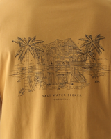 Hideout T-Shirt in Faded Mustard
