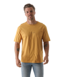 The Salt Water Seeker Mens Hideout T-Shirt in Faded Mustard