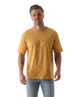 The Salt Water Seeker Mens Hideout T-Shirt in Faded Mustard