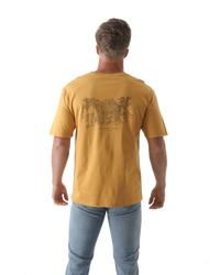 The Salt Water Seeker Mens Hideout T-Shirt in Faded Mustard