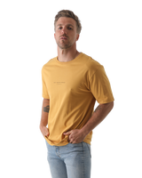 The Salt Water Seeker Mens Hideout T-Shirt in Faded Mustard