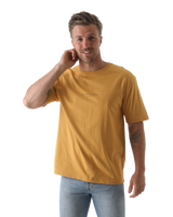 The Salt Water Seeker Mens Hideout T-Shirt in Faded Mustard