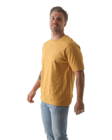 The Salt Water Seeker Mens Map 3.0 T-Shirt in Faded Mustard