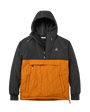 Oceanic Insulated Jacket in Black & Retro Orange