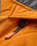 Oceanic Insulated Jacket in Black & Retro Orange