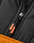 Oceanic Insulated Jacket in Black & Retro Orange
