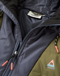 The Passenger Mens Oceanic Insulated Jacket in Black & Khaki