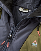 The Passenger Mens Oceanic Insulated Jacket in Black & Khaki