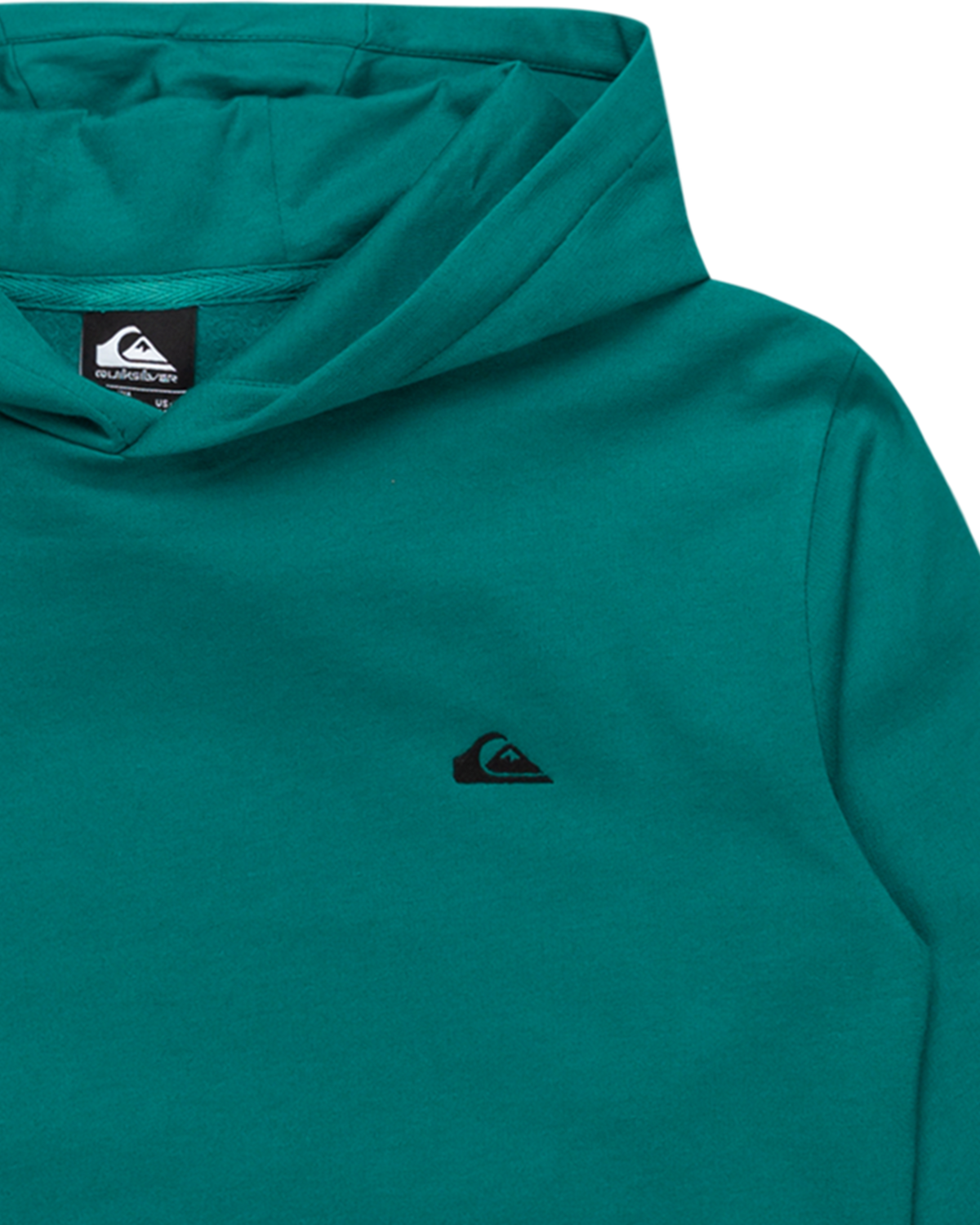 The Quiksilver Boys Boys Basic Hoodie in Teal Green