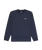 The Quiksilver Boys Boys Basic Sweatshirt in Navy Blazer