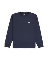 The Quiksilver Boys Boys Basic Sweatshirt in Navy Blazer