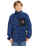 The Quiksilver Boys Boys Ice Fields Full Zip Fleece Jacket in Nebulas Blue