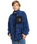 The Quiksilver Boys Boys Ice Fields Full Zip Fleece Jacket in Nebulas Blue