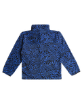 The Quiksilver Boys Boys Ice Fields Full Zip Fleece Jacket in Nebulas Blue